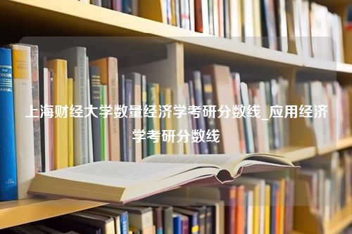 上海财经大学数量经济学考研分数线_应用经济学考研分数线